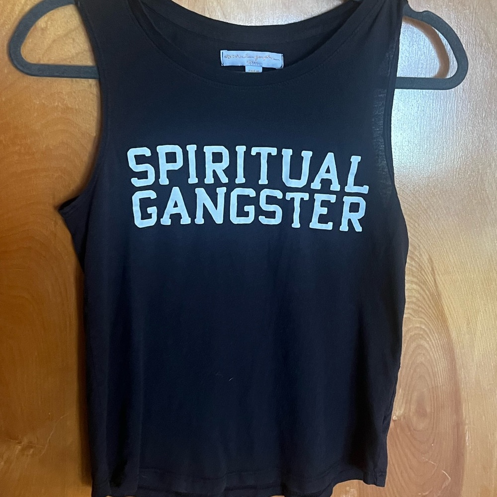 Spiritual Gangster Black Tank Top